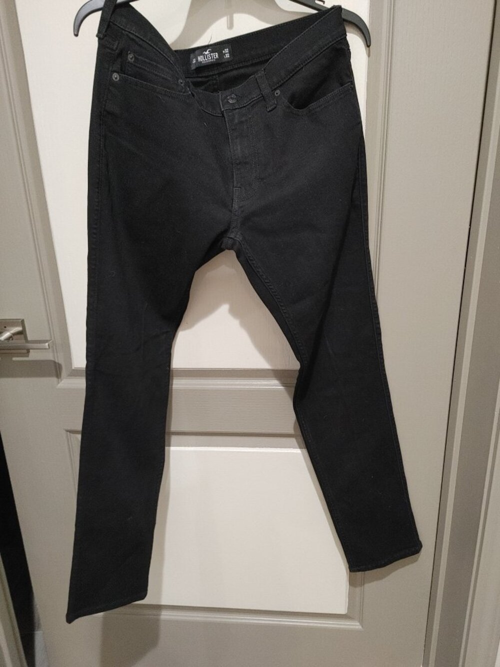 Hollister Co. Men’s Advanced Stretch Black Skinny Jeans - 32x32